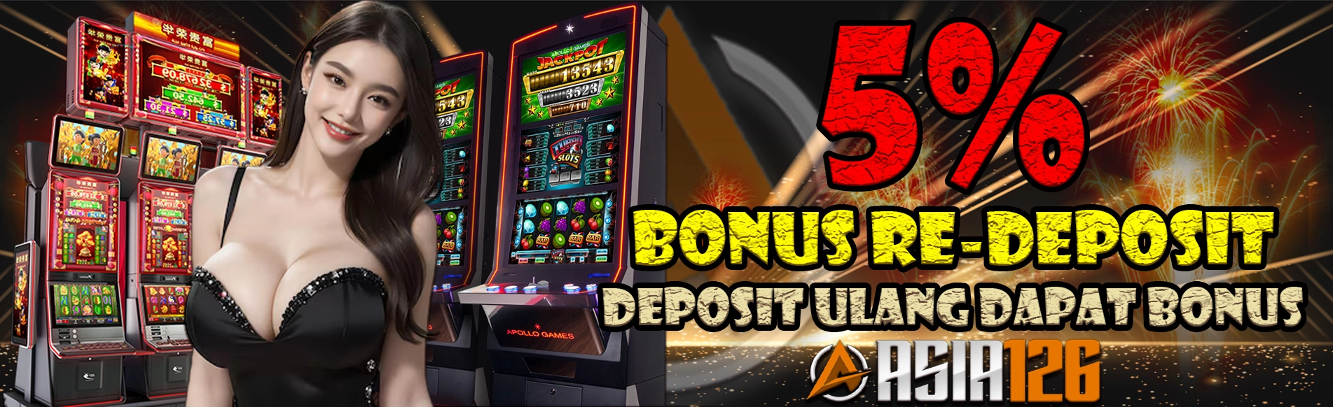 BONUS RE-DEPOSIT 5%