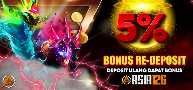 BONUS RE-DEPOSIT 5%