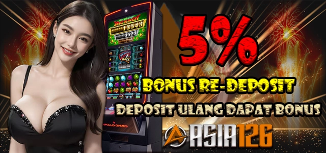 BONUS RE-DEPOSIT 5%